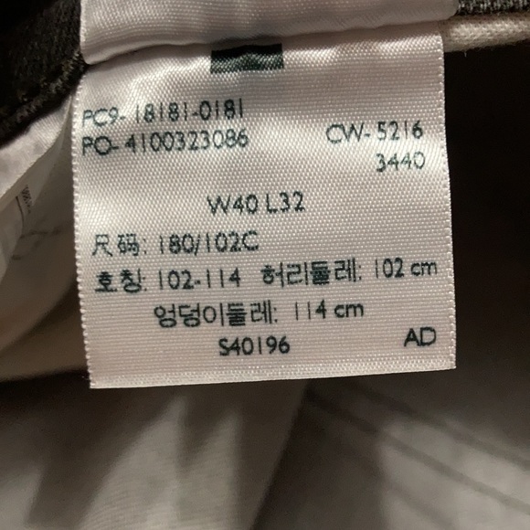 EXC! LEVI'S 541 TAPERED ATHLETIC FIT JEANS Size 40 x 31 Light Faded Black Gray - Picture 8 of 12